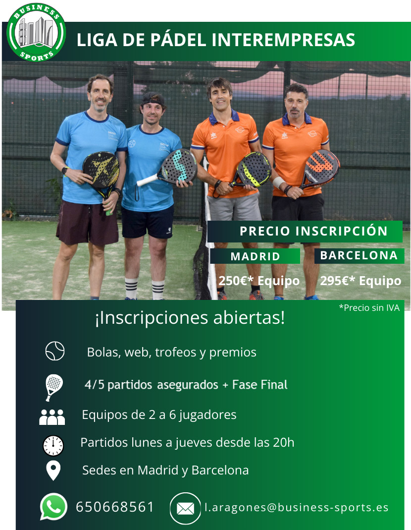 Liga-de-Pádel-Interempresas LIGA PADEL INTEREMPRESAS BUSINESS SPORTS